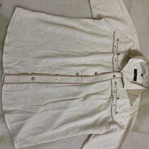 FESTIVE CREAM SHIRT FOR MEN