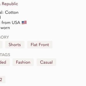 Banana republic men’s Shorts From USA 🇺🇸