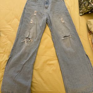 wide leg jeans