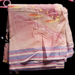 Hand Printed Saree Stock Limited