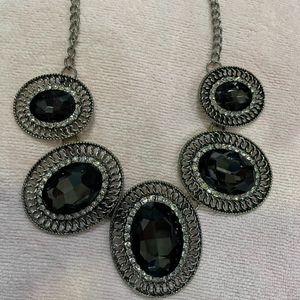 Black Studded Neckpiece