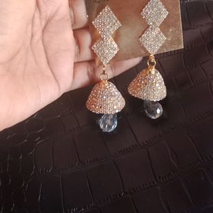 Sparkling Stone Jhumka ✨