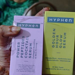 Hyphen Copper Peptide And Golden Glow Serums