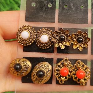 4 Combo Bohemian Studs