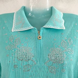 Cyan Collar Top ( Women)