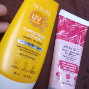 Combo Of Amazing Sunscreen & Face Wash