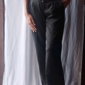 Black Flarer Highwaist Pant For Women