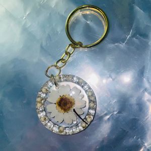 Resin Flower Keychain! Customisable