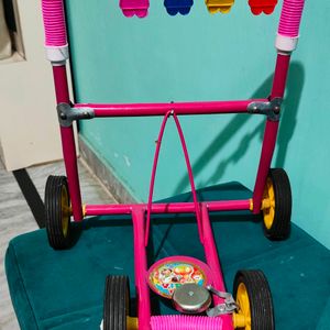 Combo Activity Walker Pink And Learning Book