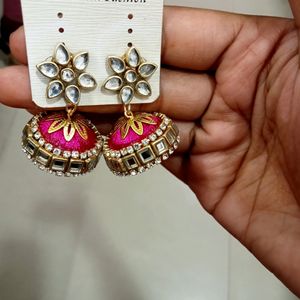 Earrings And Bangles Combo Set