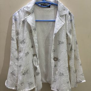 White Coat Top