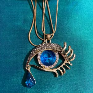 Eye Drop Pendant Necklace