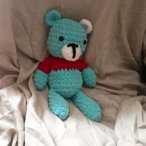 Crochet Blue Teddy