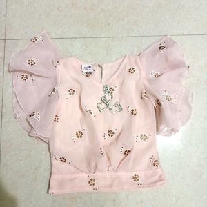 Brand New Girl Baby Pallozo Set