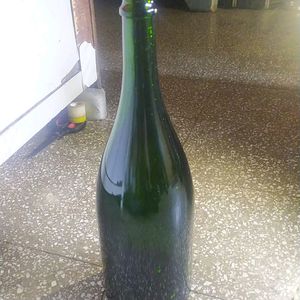 Wine Bottle Dark Green Colour