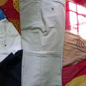 34 Waist Two Pants And Four L SIZE Shirts