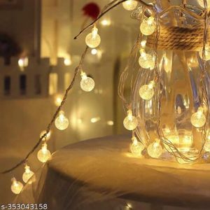 10 LED Crystal Bubble Ball String Fairy Lights for