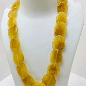 Camical Crustal Stone Necklace With Earrings