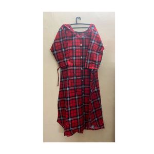 Red Checked Dress