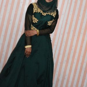 Green Ethnic Gown