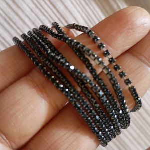 Beautiful Black Shimmery Bracelets