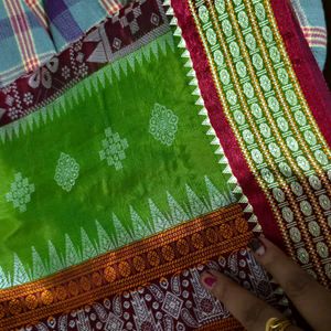 Bomkai Patta Fancy Saree