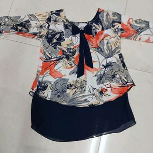 Floral Top For Teenagers