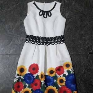 Floral Dress(white)