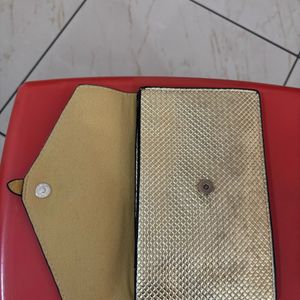 Women Golden Clutch