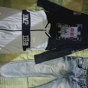 Jeans,Coat,Inner Wear Tshirt. At Low Price