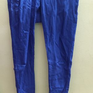 Blue Colour Jeggings