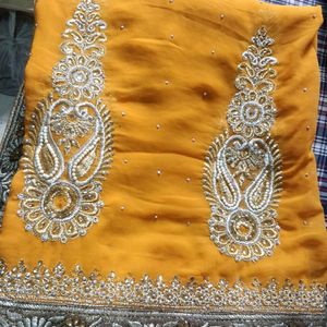 ComboDimond saree With Designer Blouse