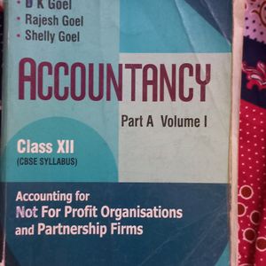 Class 12th Accountancy Book