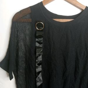 Black Casual Top (Girl' s)