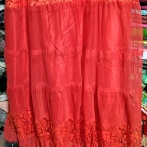 Red Colour Gown