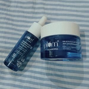 Plum Salicylic Acid Combo : Moisturizer And Serum