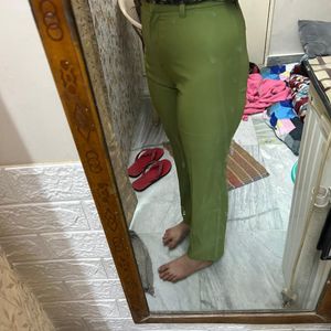 Women Green Trouser