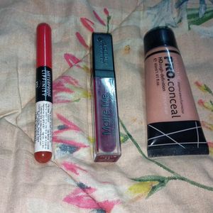 2 In 1 Lipstick And Gloss, Concealer