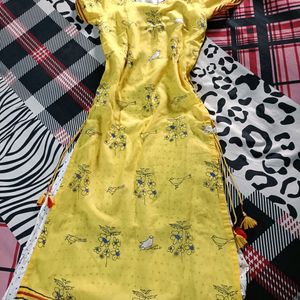 Yellow Kurti From Biba💗