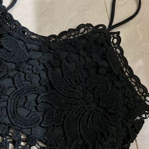 Black Lace Top