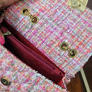 Pink Sturdy Sling Bag