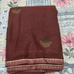 Two Colore Combination Saree