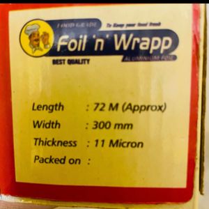 Combo Pack Of Aluminium Foil & Butter Wrap