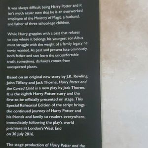 Harry Potter And The Cursed Child | Part 1 & 2 | Special Rehearsal Edition Script |