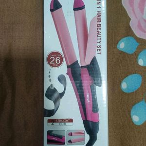 2 In 1 Hair Straightener Nd Curly