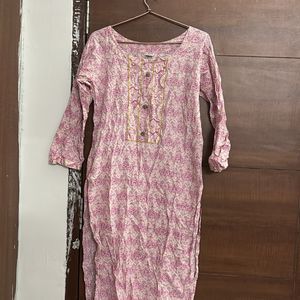 Pink Kurta Set