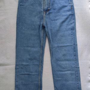 Blue Straight Jeans Women