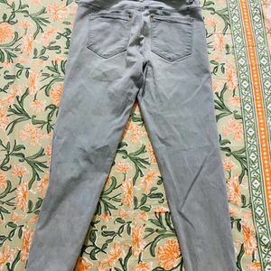 Women Denim Grey Jeans Clearance Sale