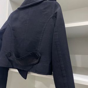 Zara Double Breasted Wool Blend Coat