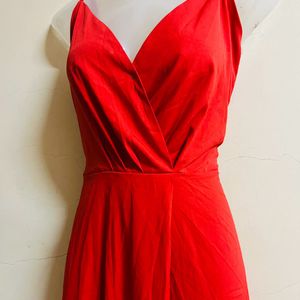 Princess Look Designer Red Long Gown